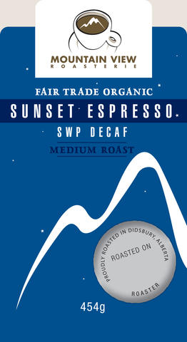 Swiss Water Process Decaffeinated Sunset Espresso